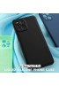 Liquid black silicone gel case cover for OPPO Find X3 Pro
